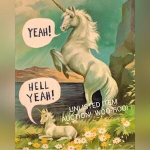 UNLISTED ITEM AUCTION -- WOO-HOO!  For @Yelliyay Only